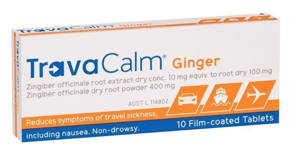 Travacalm Travel Sickness Ginger