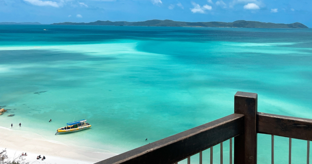 Hill Inlet Lookout看白天堂沙灘