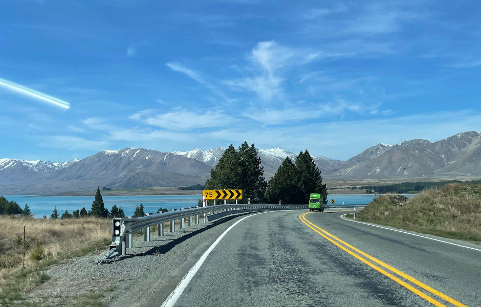 紐西蘭路上的風景